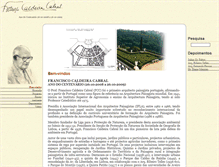 Tablet Screenshot of proffranciscocaldeiracabral.portaldojardim.com